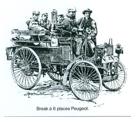 BREAK  6 PLACES PEUGEOT - 1895
