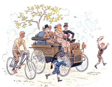 BREAK AUTOMOBILE PEUGEOT À 6 PLACES - 1893