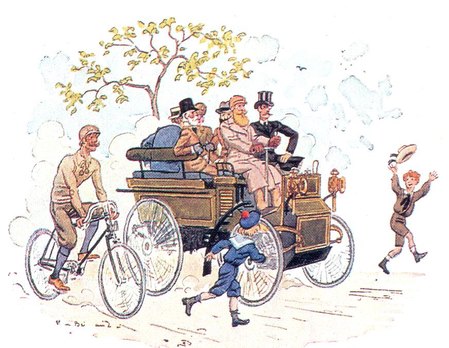 BREAK AUTOMOBILE PEUGEOT &Agrave; 6 PLACES - 1893