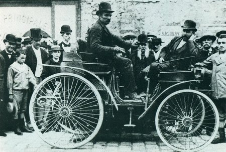 VIS &Agrave; VIS PEUGEOT N&deg; 42 DE LEBRUN - PARIS-ROUEN 1894