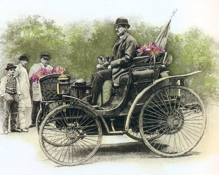 PEUGEOT N&deg;15 - SECOND DU PARIS-BORDEAUX-PARIS 1895