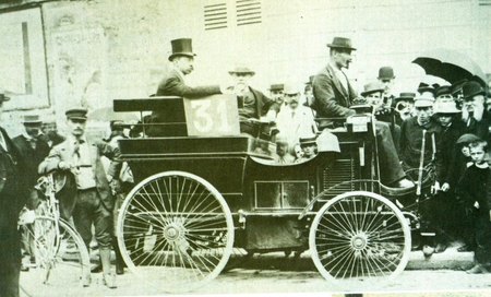 PEUGEOT DE KREUTLER SUR LE PARIS-ROUEN 1894